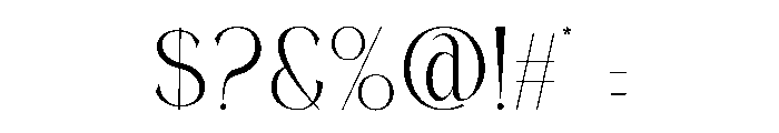 Gimone Font OTHER CHARS