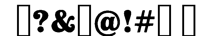 Ginchy Font OTHER CHARS