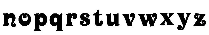 Ginchy Font LOWERCASE