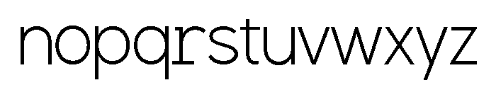 Ginerist Font LOWERCASE