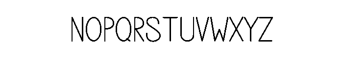Ginger And Milk Font UPPERCASE