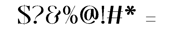 Ginger Brand Font OTHER CHARS