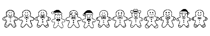 Gingerbread Boy FONT