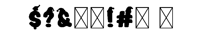 Gingerbread Cookie Font OTHER CHARS