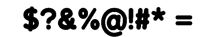 Gingerline Font OTHER CHARS