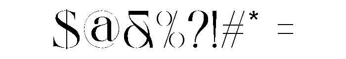 Gingga Font OTHER CHARS