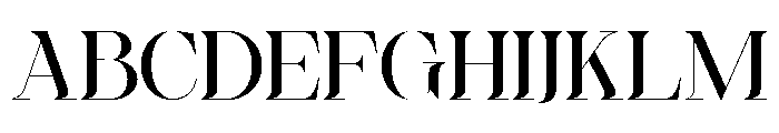 Ginka Voraxe Regular Font UPPERCASE