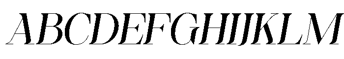 GinkaVoraxe-Italic Font UPPERCASE