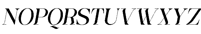 GinkaVoraxe-Italic Font UPPERCASE