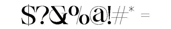 GinkaVoraxe-Regular Font OTHER CHARS