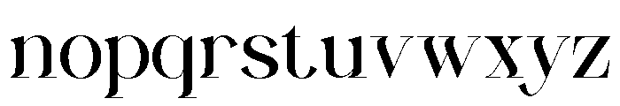 GinkaVoraxe-Regular Font LOWERCASE