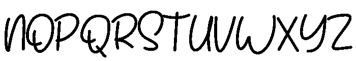 Ginny Font UPPERCASE