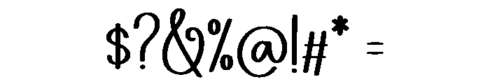 Ginoline Font OTHER CHARS