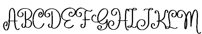 Ginoline Font UPPERCASE