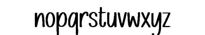 Ginoline Font LOWERCASE