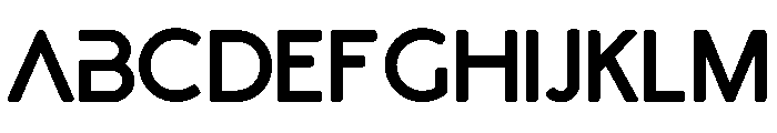 Ginzha Bold Font UPPERCASE