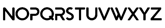 Ginzha Bold Font UPPERCASE