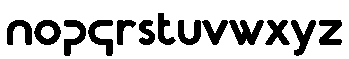 Ginzha Bold Font LOWERCASE
