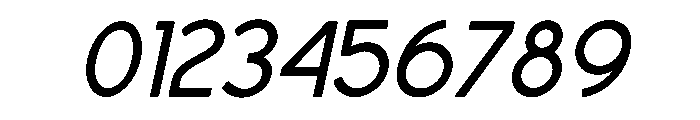 Ginzha Italic Font OTHER CHARS