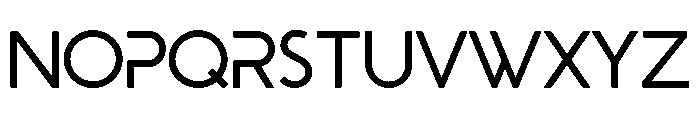 Ginzha Regular Font UPPERCASE