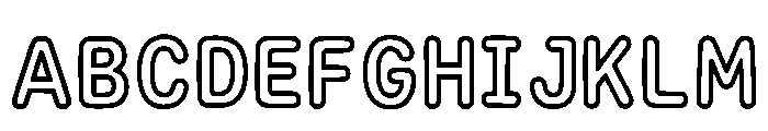 Gio Regular Font UPPERCASE