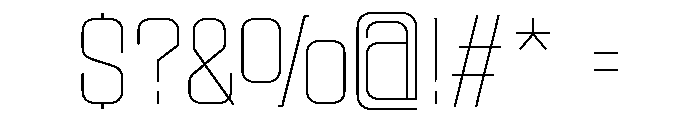 Giona Regular Font OTHER CHARS