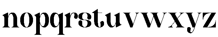 Gione SECARI Font LOWERCASE