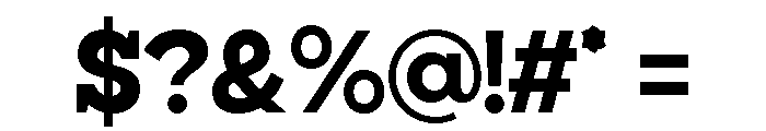 Giproda Black Font OTHER CHARS