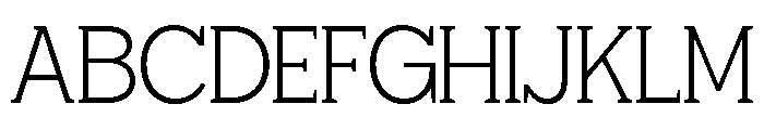 Giproda Extra Light Font UPPERCASE