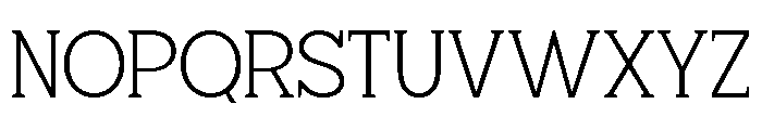 Giproda Extra Light Font UPPERCASE