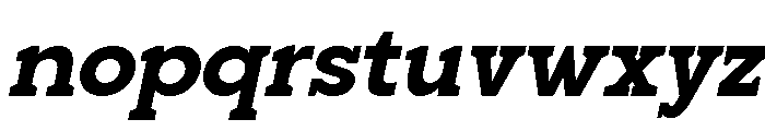 Giproda Italic Black Font LOWERCASE