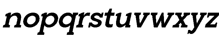 Giproda Italic Bold Font LOWERCASE