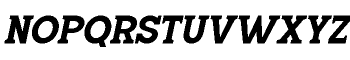 Giproda Italic Extra Bold Font UPPERCASE