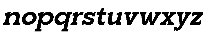 Giproda Italic Extra Bold Font LOWERCASE
