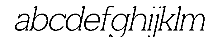 Giproda Italic Extra Light FONT