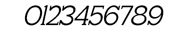 Giproda Italic Light Font OTHER CHARS