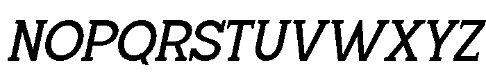 Giproda Italic Medium Font UPPERCASE
