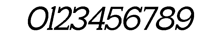 Giproda Italic Regular Font OTHER CHARS