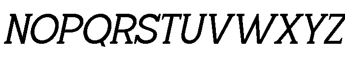 Giproda Italic Regular Font UPPERCASE