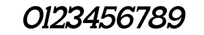 Giproda Italic Semi Bold Font OTHER CHARS