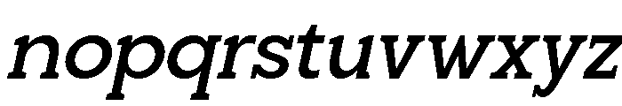 Giproda Italic Semi Bold Font LOWERCASE