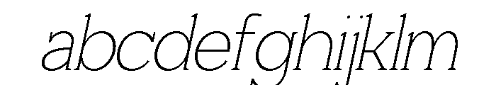 Giproda Italic Thin FONT