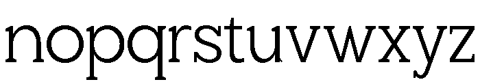 Giproda Light Font LOWERCASE