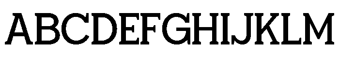 Giproda Medium Font UPPERCASE