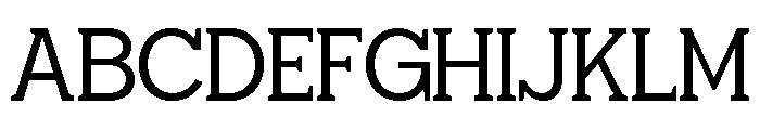 Giproda Regular Font UPPERCASE