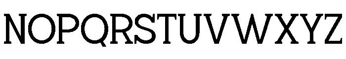 Giproda Regular Font UPPERCASE