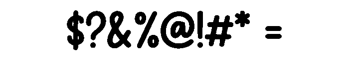 Giraffy Pop Font OTHER CHARS