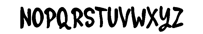 Giraffy Pop Font UPPERCASE