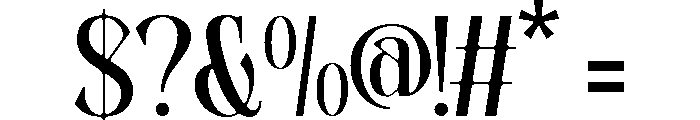 Girgan Regular Font OTHER CHARS