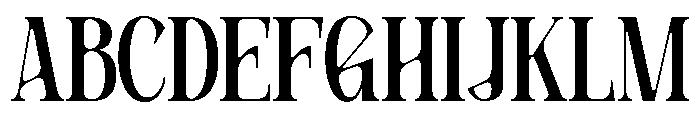 Girgan Regular Font UPPERCASE